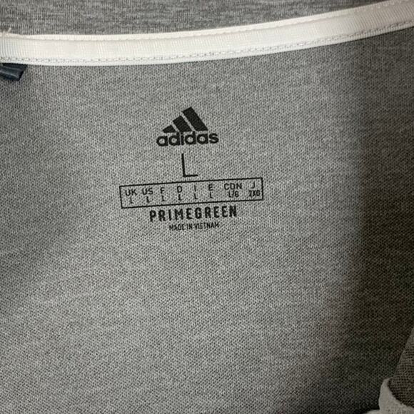 adidas White and Gray Men's Shirt - Picture 5 of 9